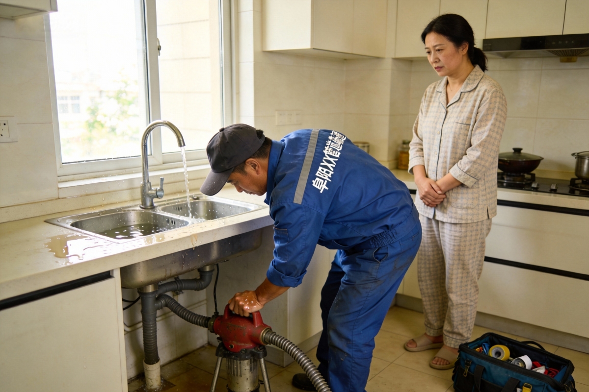 阜阳管道疏通公司百度SEO优化方案：不用砸竞价，让阜阳人搜疏通先找你