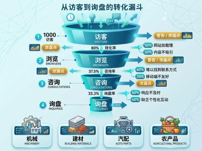 月访客1.2万询盘只有11条？90%的营销网站都死在这5个转化漏洞上，阜阳孙老师21年实战拆解！